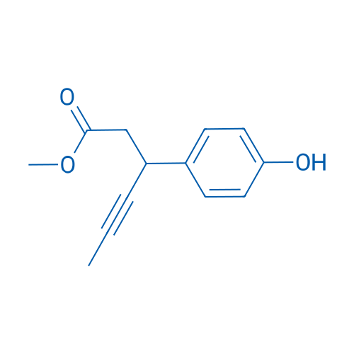 Methyl 3-(4-hydroxyphenyl)hex-4-ynoate 250mg