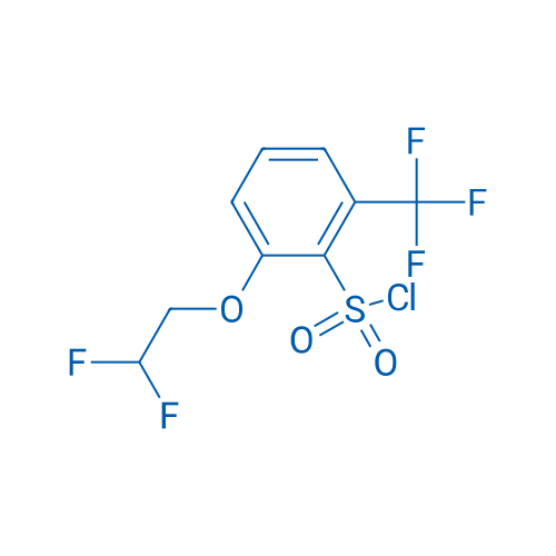 2-(2,2-Difluoroethoxy)-6-(trifluoromethyl)benzene-1-sulfonyl chloride 25g