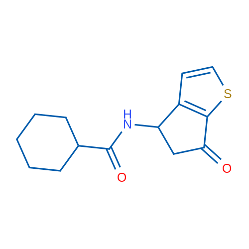 N-{6-oxo-4H,5H,6H-cyclopenta[b]thiophen-4-yl}cyclohexanecarboxamide 1g