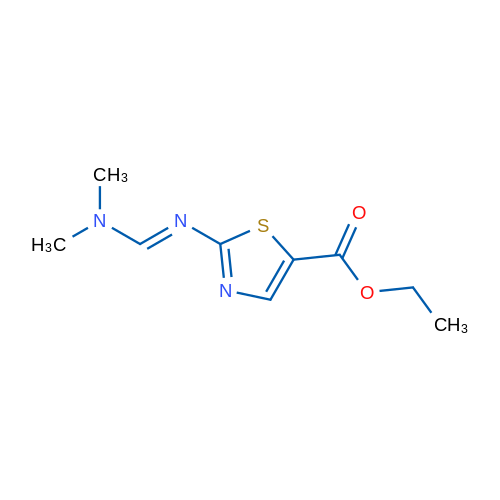 Ethyl 2-[(E)-[(dimethylamino)methylidene]amino]-1,3-thiazole-5-carboxylate 1g
