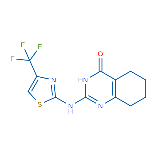 2-{[4-(trifluoromethyl)-1,3-thiazol-2-yl]amino}-3,4,5,6,7,8-hexahydroquinazolin-4-one 1g