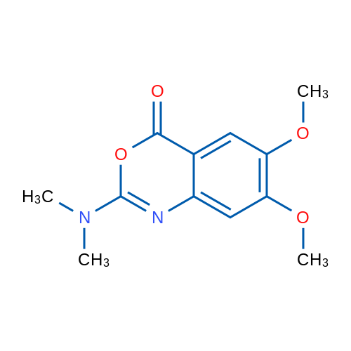 2-(Dimethylamino)-6,7-dimethoxy-4H-3,1-benzoxazin-4-one 1g