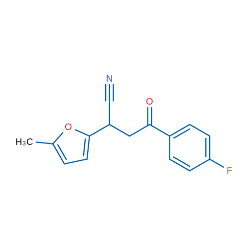 4-(4-Fluorophenyl)-2-(5-methylfuran-2-yl)-4-oxobutanenitrile 1g