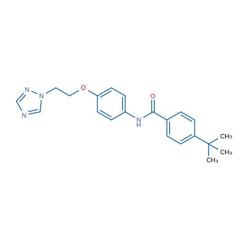 4-tert-Butyl-N-{4-[2-(1H-1,2,4-triazol-1-yl)ethoxy]phenyl}benzamide 1g