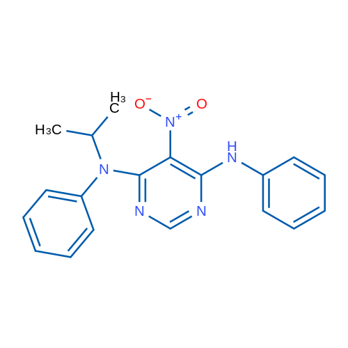 5-Nitro-N4,N6-diphenyl-N4-(propan-2-yl)pyrimidine-4,6-diamine 1g