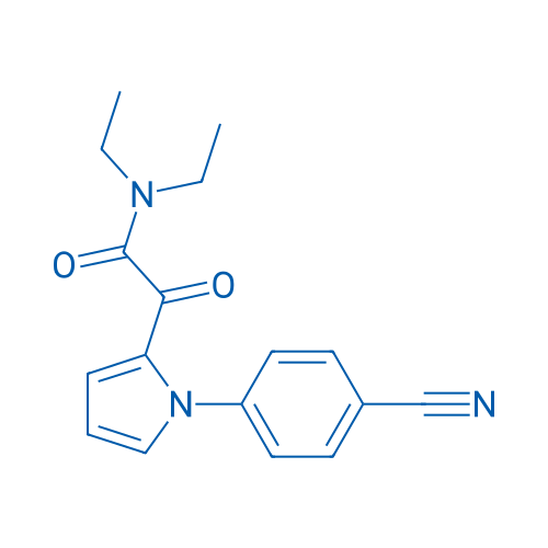 2-[1-(4-Cyanophenyl)-1H-pyrrol-2-yl]-N,N-diethyl-2-oxoacetamide 1g
