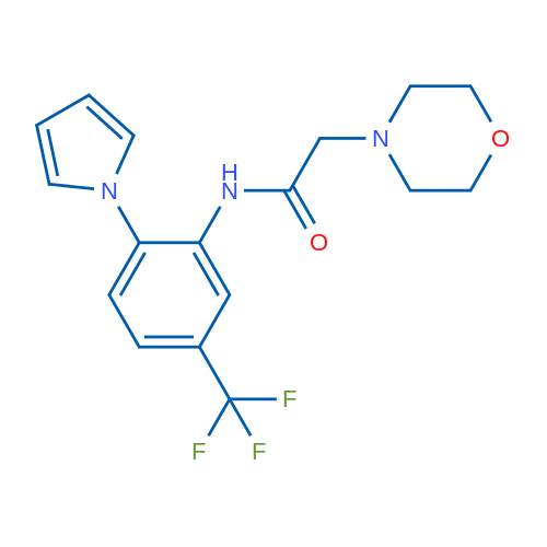 2-(Morpholin-4-yl)-N-[2-(1H-pyrrol-1-yl)-5-(trifluoromethyl)phenyl]acetamide 1g