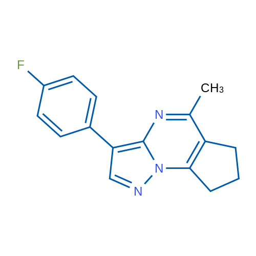 10-(4-Fluorophenyl)-7-methyl-1,8,12-triazatricyclo[7.3.0.0^{2,6}]dodeca-2(6),7,9,11-tetraene 1g