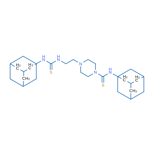 N-(Adamantan-1-yl)-4-(2-{[(adamantan-1-yl)carbamothioyl]amino}ethyl)piperazine-1-carbothioamide 100mg