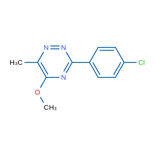 3-(4-Chlorophenyl)-5-methoxy-6-methyl-1,2,4-triazine 1g