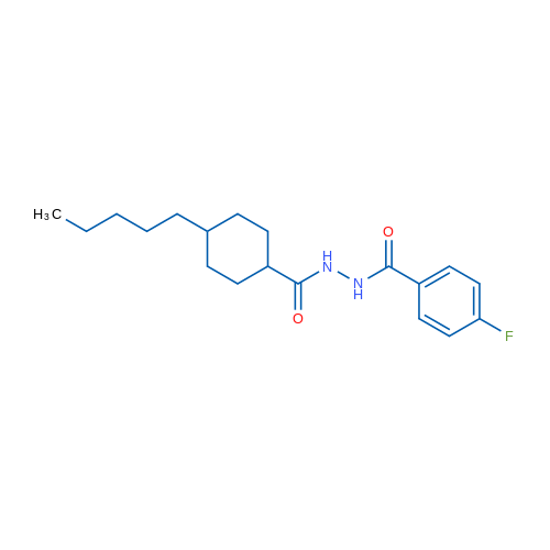N'-(4-Fluorobenzoyl)-4-pentylcyclohexane-1-carbohydrazide 1g