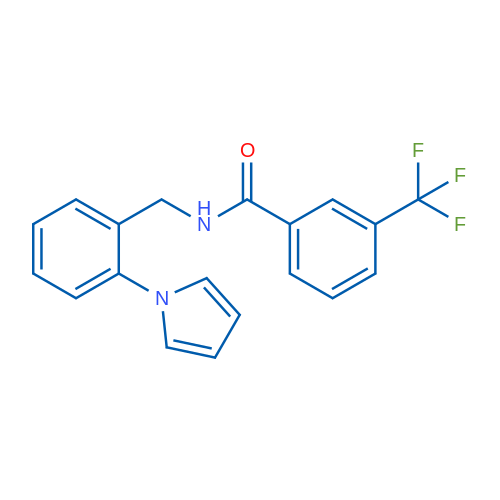 N-{[2-(1H-pyrrol-1-yl)phenyl]methyl}-3-(trifluoromethyl)benzamide 1g
