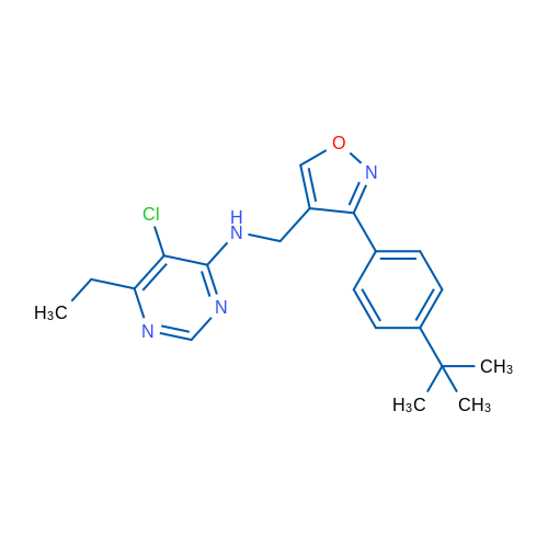 N-{[3-(4-tert-butylphenyl)-1,2-oxazol-4-yl]methyl}-5-chloro-6-ethylpyrimidin-4-amine 1g