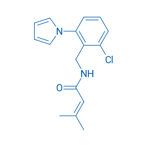 N-{[2-chloro-6-(1H-pyrrol-1-yl)phenyl]methyl}-3-methylbut-2-enamide 1g