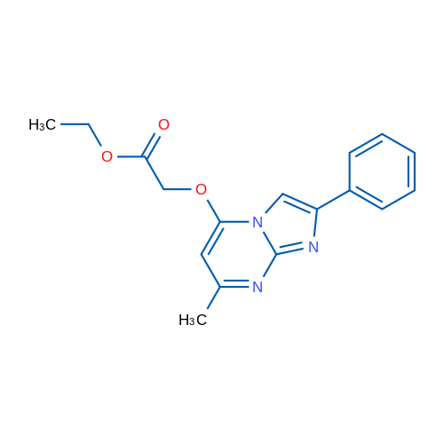Ethyl 2-({7-methyl-2-phenylimidazo[1,2-a]pyrimidin-5-yl}oxy)acetate 1g