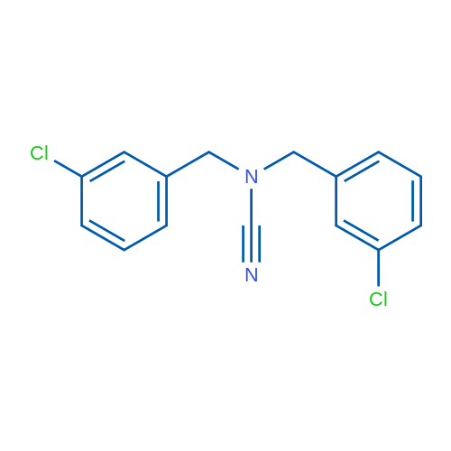 Bis[(3-chlorophenyl)methyl](cyano)amine 1g