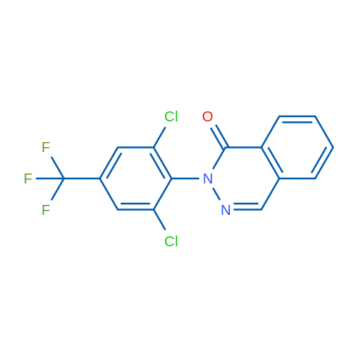 2-[2,6-Dichloro-4-(trifluoromethyl)phenyl]-1,2-dihydrophthalazin-1-one 1g