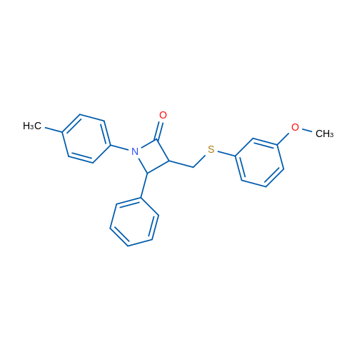 3-{[(3-methoxyphenyl)sulfanyl]methyl}-1-(4-methylphenyl)-4-phenylazetidin-2-one 1g