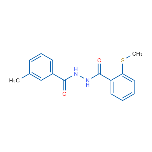 N'-(3-Methylbenzoyl)-2-(methylsulfanyl)benzohydrazide 1g
