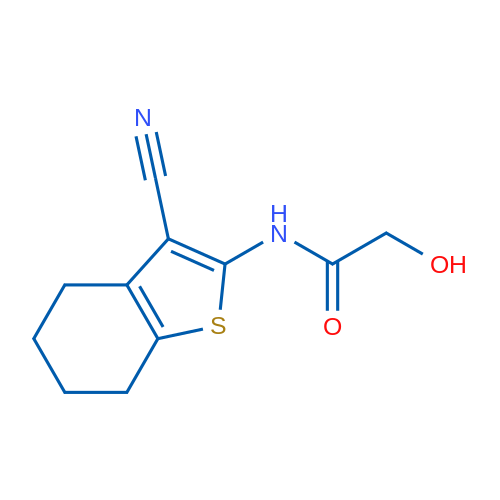 N-(3-Cyano-4,5,6,7-tetrahydro-1-benzothiophen-2-yl)-2-hydroxyacetamide 1g