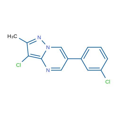 3-Chloro-6-(3-chlorophenyl)-2-methylpyrazolo[1,5-a]pyrimidine 1g