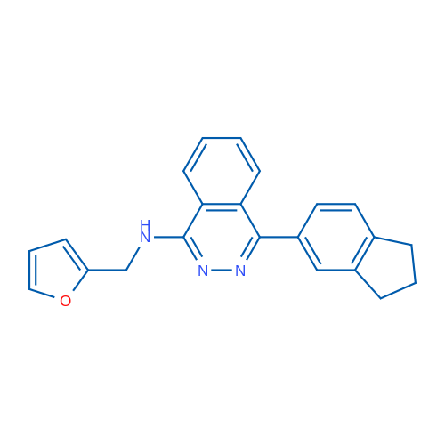 4-(2,3-Dihydro-1H-inden-5-yl)-N-[(furan-2-yl)methyl]phthalazin-1-amine 1g