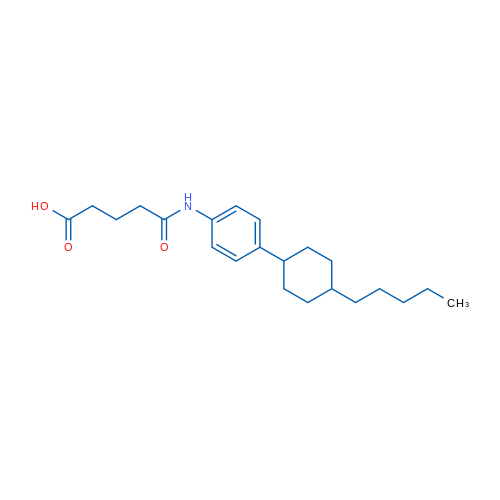4-{[4-(4-pentylcyclohexyl)phenyl]carbamoyl}butanoic acid 1g