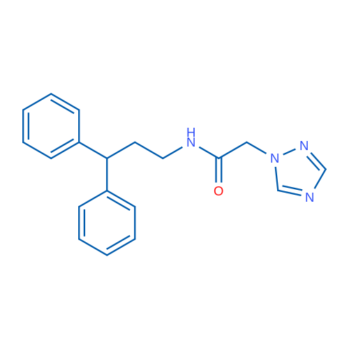 N-(3,3-Diphenylpropyl)-2-(1H-1,2,4-triazol-1-yl)acetamide 1g