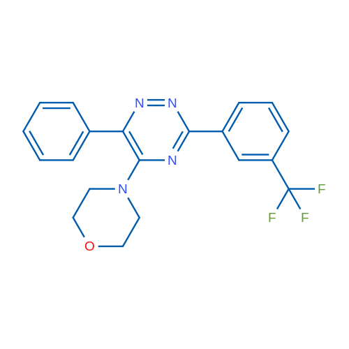 5-(Morpholin-4-yl)-6-phenyl-3-[3-(trifluoromethyl)phenyl]-1,2,4-triazine 1g