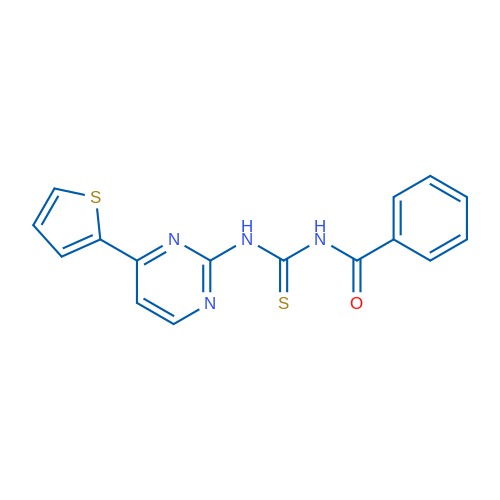 1-Benzoyl-3-[4-(thiophen-2-yl)pyrimidin-2-yl]thiourea 1g