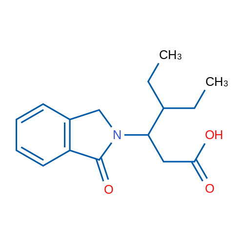 4-Ethyl-3-(1-oxo-2,3-dihydro-1H-isoindol-2-yl)hexanoic acid 1g
