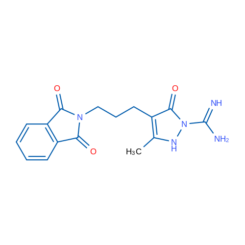 4-(3-(1,3-Dioxoisoindolin-2-yl)propyl)-3-methyl-5-oxo-2,5-dihydro-1H-pyrazole-1-carboximidamide 1g