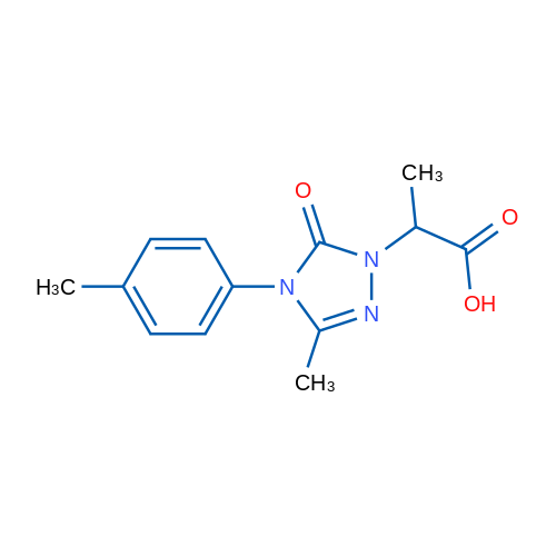 2-[3-Methyl-4-(4-methylphenyl)-5-oxo-4,5-dihydro-1H-1,2,4-triazol-1-yl]propanoic acid 1g