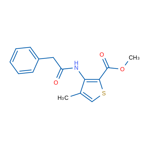 Methyl 4-methyl-3-(2-phenylacetamido)thiophene-2-carboxylate 1g