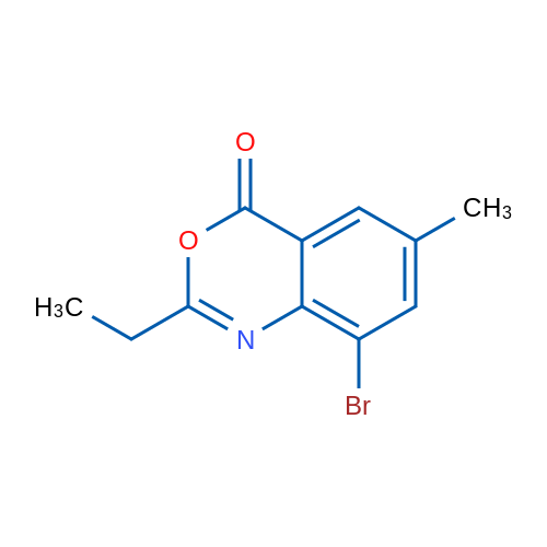 8-Bromo-2-ethyl-6-methyl-4H-3,1-benzoxazin-4-one 1g