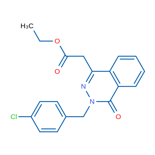 Ethyl 2-{3-[(4-chlorophenyl)methyl]-4-oxo-3,4-dihydrophthalazin-1-yl}acetate 1g