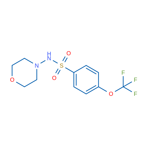 N-(Morpholin-4-yl)-4-(trifluoromethoxy)benzene-1-sulfonamide 1g