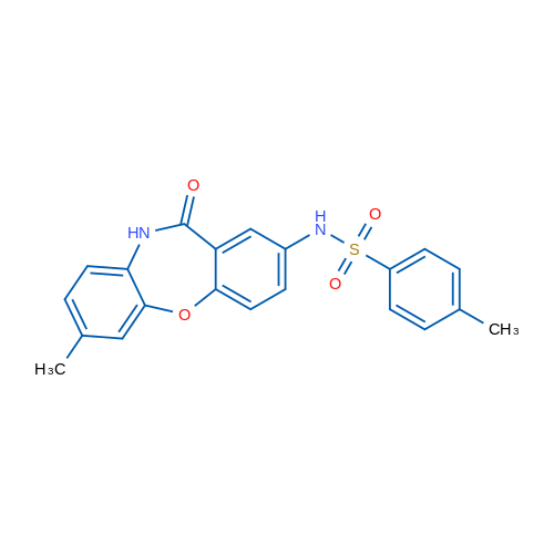 4-Methyl-N-{5-methyl-10-oxo-2-oxa-9-azatricyclo[9.4.0.0^{3,8}]pentadeca-1(11),3(8),4,6,12,14-hexaen-13-yl}benzene-1-sulfonamide 5mg