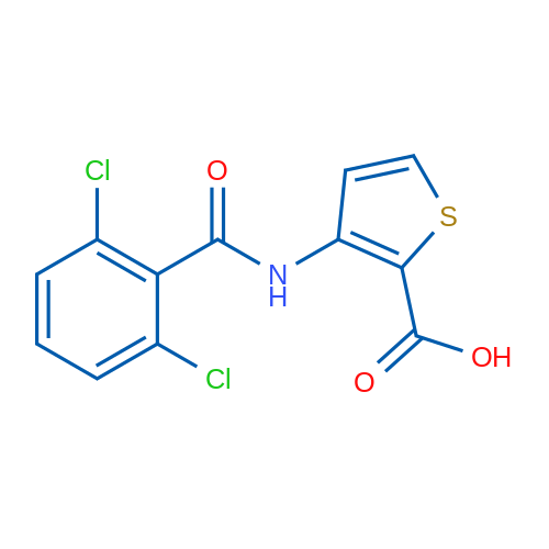 3-(2,6-Dichlorobenzamido)thiophene-2-carboxylic acid 1g
