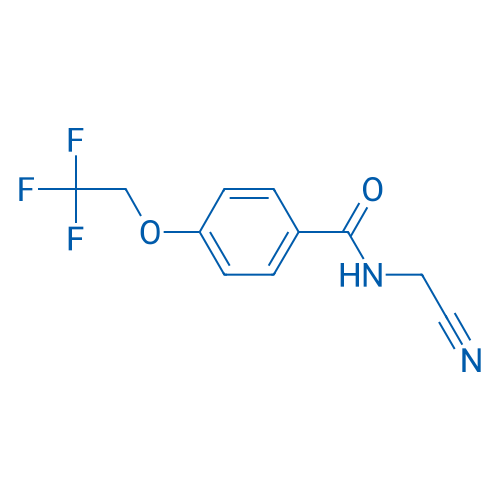 N-(Cyanomethyl)-4-(2,2,2-trifluoroethoxy)benzamide 1g