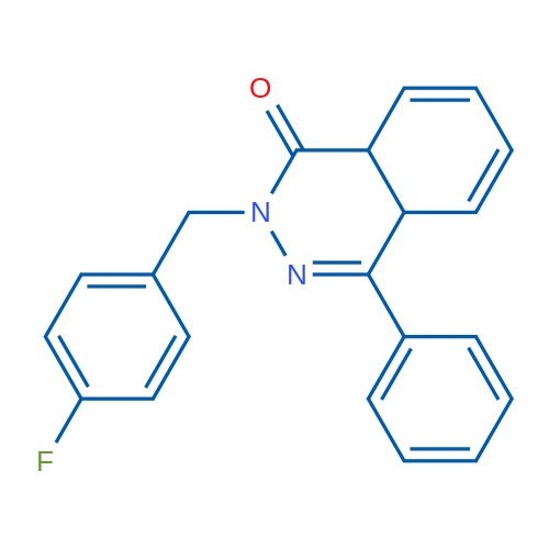 2-[(4-Fluorophenyl)methyl]-4-phenyl-1,2,4a,8a-tetrahydrophthalazin-1-one 1g