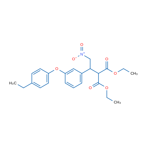 1,3-Diethyl 2-{1-[3-(4-ethylphenoxy)phenyl]-2-nitroethyl}propanedioate 1g
