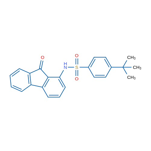 4-tert-Butyl-N-(9-oxo-9H-fluoren-1-yl)benzene-1-sulfonamide 1g