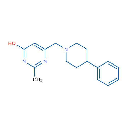 2-Methyl-6-[(4-phenylpiperidin-1-yl)methyl]pyrimidin-4-ol 1g