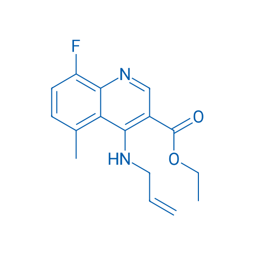 Ethyl 8-fluoro-5-methyl-4-[(prop-2-en-1-yl)amino]quinoline-3-carboxylate 1g