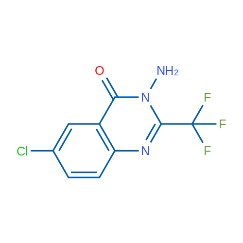 3-Amino-6-chloro-2-(trifluoromethyl)-3,4-dihydroquinazolin-4-one 1g