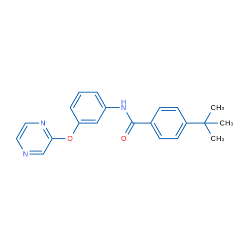 4-tert-Butyl-N-[3-(pyrazin-2-yloxy)phenyl]benzamide 1g