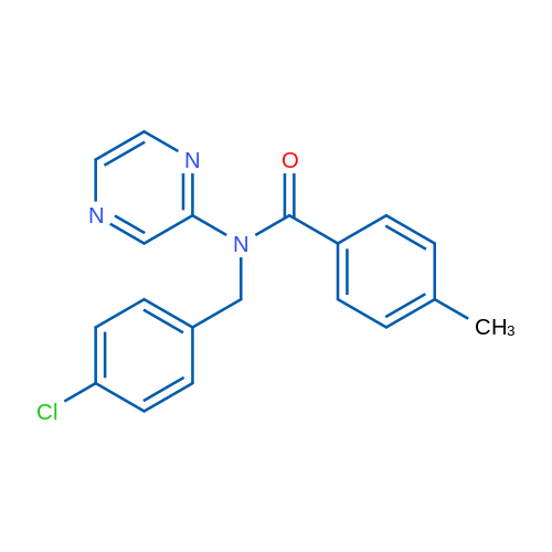 N-[(4-Chlorophenyl)methyl]-4-methyl-N-(pyrazin-2-yl)benzamide 10mg