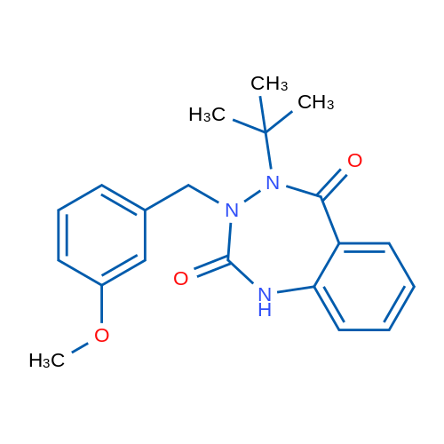 4-tert-Butyl-3-[(3-methoxyphenyl)methyl]-2,3,4,5-tetrahydro-1H-1,3,4-benzotriazepine-2,5-dione 5mg