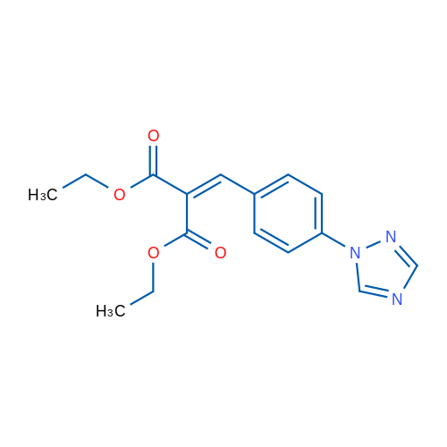 1,3-Diethyl 2-{[4-(1H-1,2,4-triazol-1-yl)phenyl]methylidene}propanedioate 1g